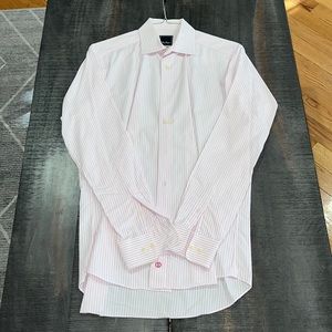 David Donahue Mens Button Down Shirt 16 1/2, 34/35